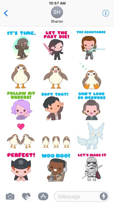 Emulate iPhone app The Last Jedi Stickers using MyAndroid Emulate iPhone app The Last Jedi Stickers using MyAndroid