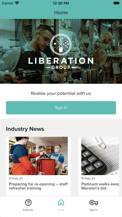 Emulate iPhone app The Liberation Hub using MyAndroid Emulate iPhone app The Liberation Hub using MyAndroid