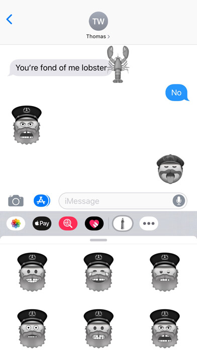 Emulate iPhone app THE LIGHTHOUSE Emoji Pack using MyAndroid