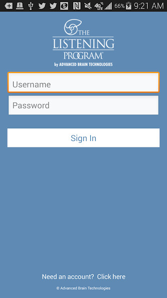 Emulate iPhone app The Listening Program Mobile using MyAndroid Emulate iPhone app The Listening Program Mobile using MyAndroid
