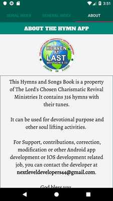 Emulate Android APK The Lords Chosen Hymns And Songs