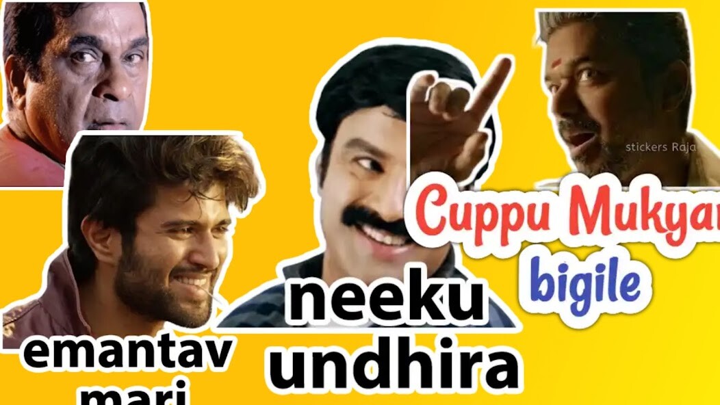 Run android online APK Thelugu Stickers For WhatsApp from MyAndroid or emulate Thelugu Stickers For WhatsApp using MyAndroid