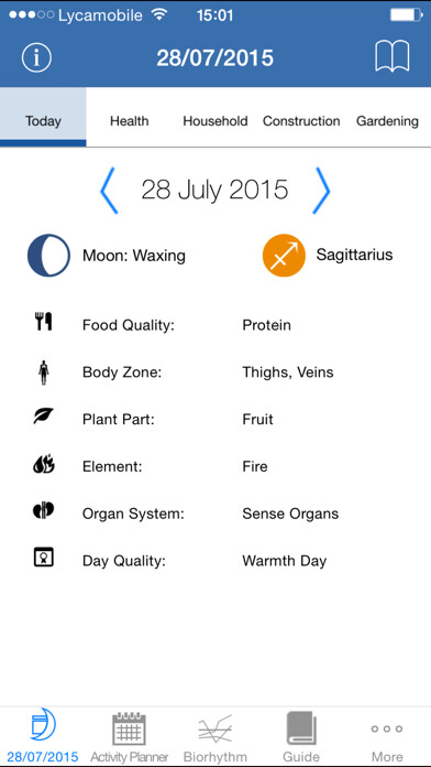 Emulate iPhone app The Lunar Calendar using MyAndroid Emulate iPhone app The Lunar Calendar using MyAndroid