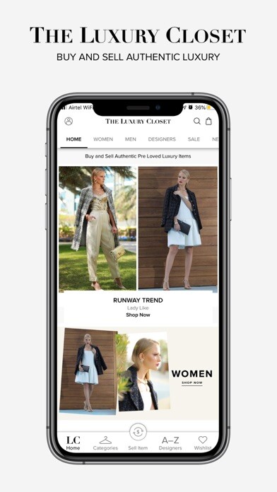 Emulate iPhone app The Luxury Closet - Buy & Sell using MyAndroid Emulate iPhone app The Luxury Closet - Buy & Sell using MyAndroid