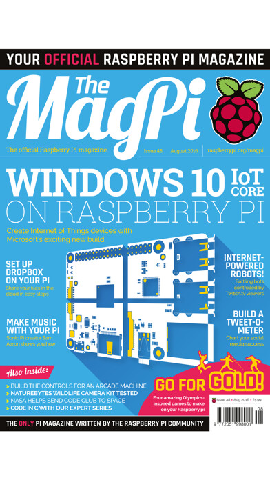 Emulate iPhone app The MagPi Raspberry Pi using MyAndroid Emulate iPhone app The MagPi Raspberry Pi using MyAndroid