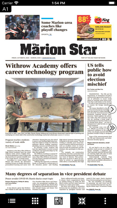 Emulate iPhone app The Marion Star eEdition using MyAndroid Emulate iPhone app The Marion Star eEdition using MyAndroid