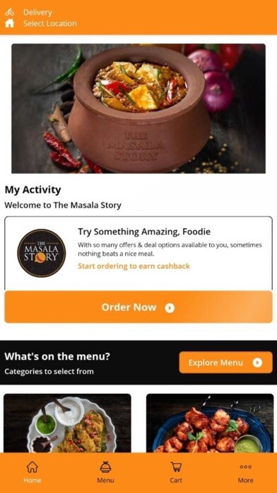 Emulate iPhone app The Masala Story using MyAndroid Emulate iPhone app The Masala Story using MyAndroid