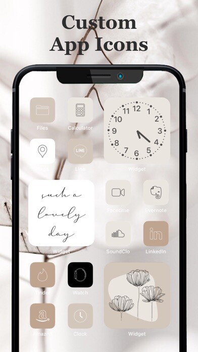 Emulate iPhone app Themco: Aesthetic Theme Maker using MyAndroid
