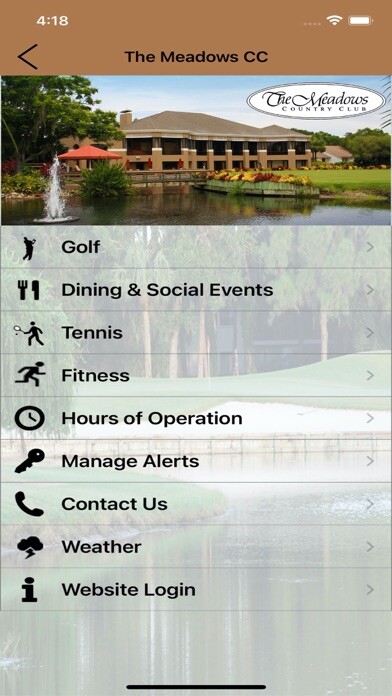 Emulate iPhone app The Meadows Country Club using MyAndroid Emulate iPhone app The Meadows Country Club using MyAndroid