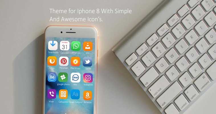 Emulate Android APK Theme and Launcher for IPhone 8 and 8 Plus
