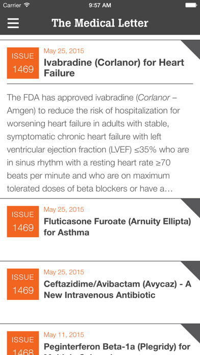Emulate iPhone app The Medical Letter using MyAndroid Emulate iPhone app The Medical Letter using MyAndroid