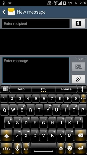 Run android online APK Theme for AI.type Dusk B Gold from MyAndroid or emulate Theme for AI.type Dusk B Gold using MyAndroid