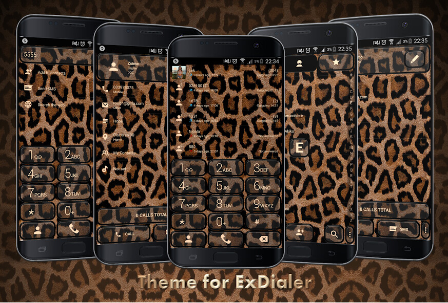 Run android online APK Theme for ExDialer Leopard from MyAndroid or emulate Theme for ExDialer Leopard using MyAndroid