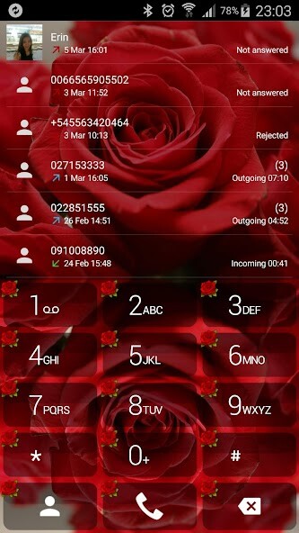 Run android online APK Theme for ExDialer Love Rose from MyAndroid or emulate Theme for ExDialer Love Rose using MyAndroid