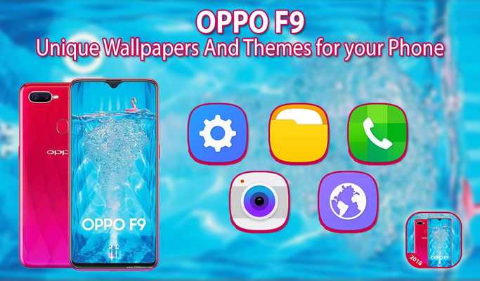 Emulate Android APK Theme for OPPO F9: OPPO F9 launcher  wallpaper hd