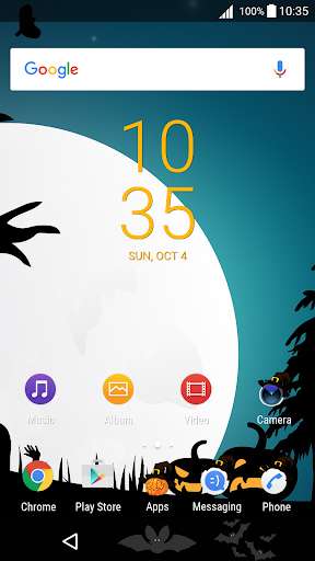Run android online APK Theme Halloween from MyAndroid or emulate Theme Halloween using MyAndroid