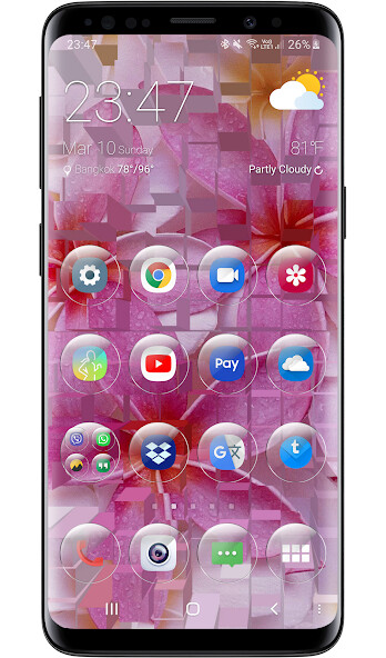 Run android online APK Theme Launcher - Glass Round from MyAndroid or emulate Theme Launcher - Glass Round using MyAndroid
