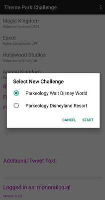 Emulate Android APK Theme Park Challenge