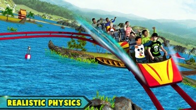 Emulate iPhone app Theme Park Roller Coaster Ride using MyAndroid