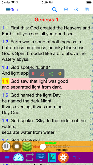 Emulate iPhone app The Message Holy Bible using MyAndroid Emulate iPhone app The Message Holy Bible using MyAndroid