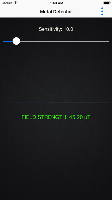 Emulate iPhone app The Metal Detector using MyAndroid Emulate iPhone app The Metal Detector using MyAndroid