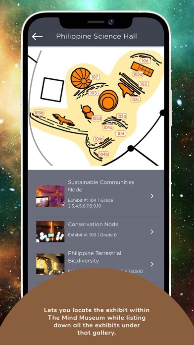 Emulate iPhone app The Mind Museum using MyAndroid
