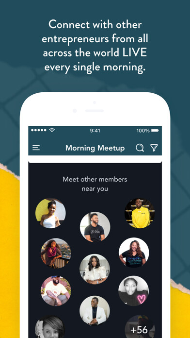 Emulate iPhone app The Morning Meetup using MyAndroid