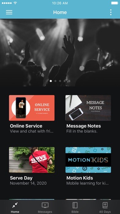 Emulate iPhone app The Motion Church using MyAndroid Emulate iPhone app The Motion Church using MyAndroid