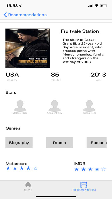 Emulate iPhone app The Movie Genie using MyAndroid Emulate iPhone app The Movie Genie using MyAndroid