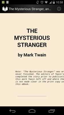 Emulate Android APK The Mysterious Stranger Emulate Android APK The Mysterious Stranger