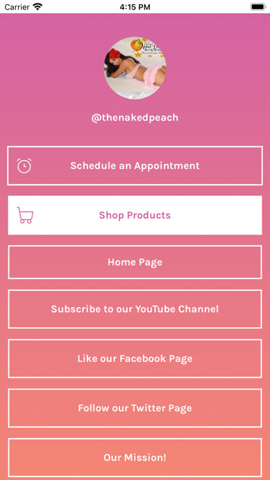 Emulate iPhone app The Naked Peach using MyAndroid Emulate iPhone app The Naked Peach using MyAndroid
