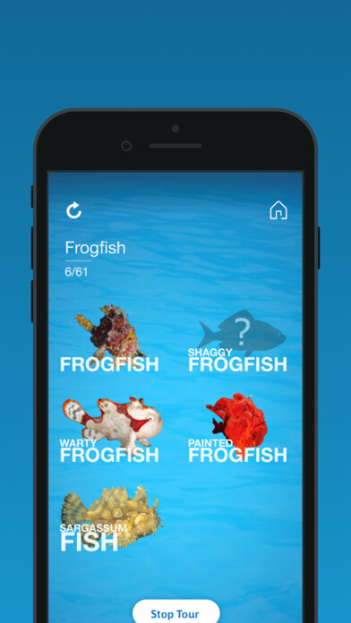 Emulate iPhone app The National Aquarium using MyAndroid