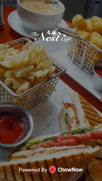 Emulate iPhone app The Nest Cafe using MyAndroid