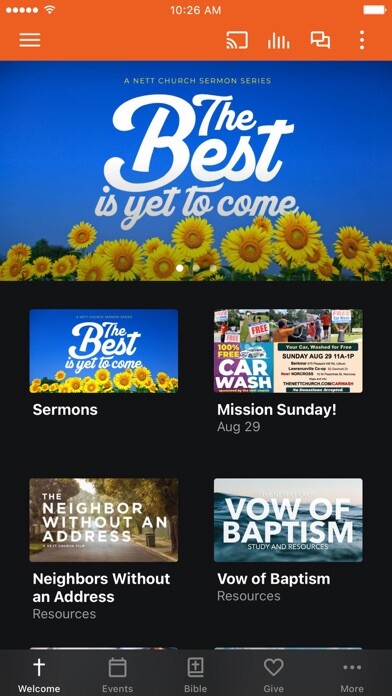 Emulate iPhone app The NETT Church using MyAndroid Emulate iPhone app The NETT Church using MyAndroid