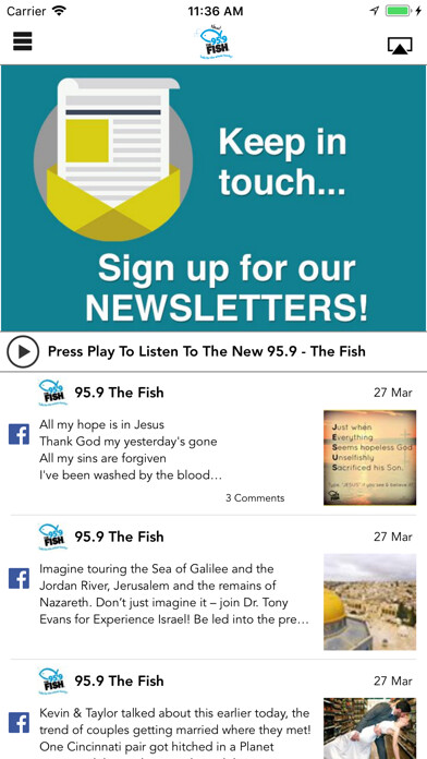 Emulate iPhone app The New 95.9 The Fish using MyAndroid Emulate iPhone app The New 95.9 The Fish using MyAndroid