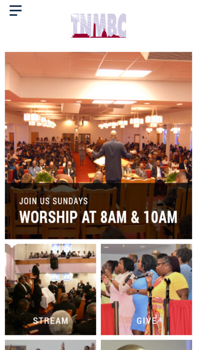 Emulate iPhone app The New Macedonia Baptist using MyAndroid
