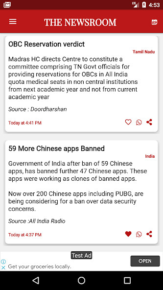 Run android online APK The NewsRoom from MyAndroid or emulate The NewsRoom using MyAndroid Run android online APK The NewsRoom from MyAndroid or emulate The NewsRoom using MyAndroid