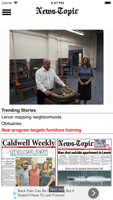Emulate iPhone app The News-Topic using MyAndroid Emulate iPhone app The News-Topic using MyAndroid