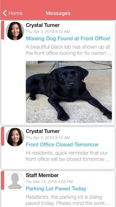 Emulate iPhone app The Niche Apartments using MyAndroid