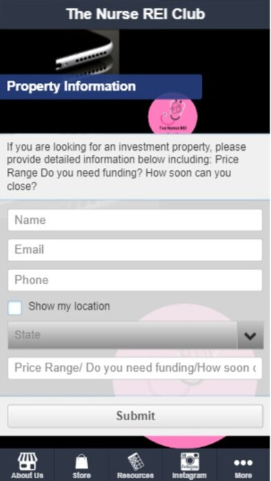 Emulate iPhone app The Nurse REI Club using MyAndroid