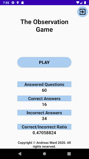 Run android online APK The Observation Game - Did you notice that? from MyAndroid or emulate The Observation Game - Did you notice that? using MyAndroid