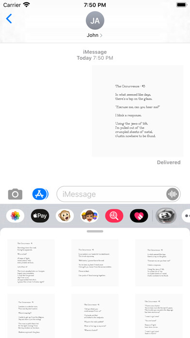 Emulate iPhone app The Occurrence using MyAndroid