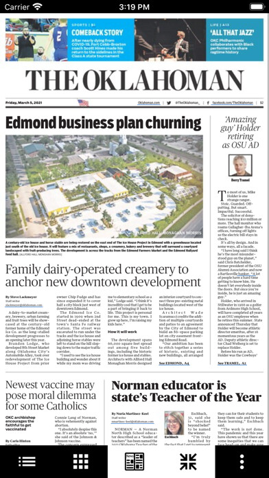 Emulate iPhone app The Oklahoman eEdition using MyAndroid Emulate iPhone app The Oklahoman eEdition using MyAndroid