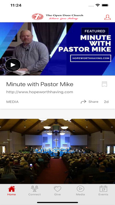 Emulate iPhone app The Open Door Church using MyAndroid Emulate iPhone app The Open Door Church using MyAndroid
