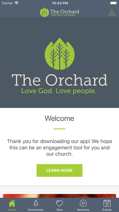 Emulate iPhone app The Orchard Life using MyAndroid