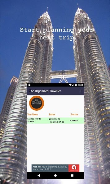 Run android online APK The Organized Traveller: Trip Planner from MyAndroid or emulate The Organized Traveller: Trip Planner using MyAndroid Run android online APK The Organized Traveller: Trip Planner from MyAndroid or emulate The Organized Traveller: Trip Planner using MyAndroid