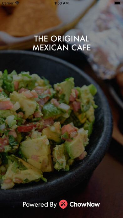 Emulate iPhone app The Original Mexican Cafe using MyAndroid Emulate iPhone app The Original Mexican Cafe using MyAndroid