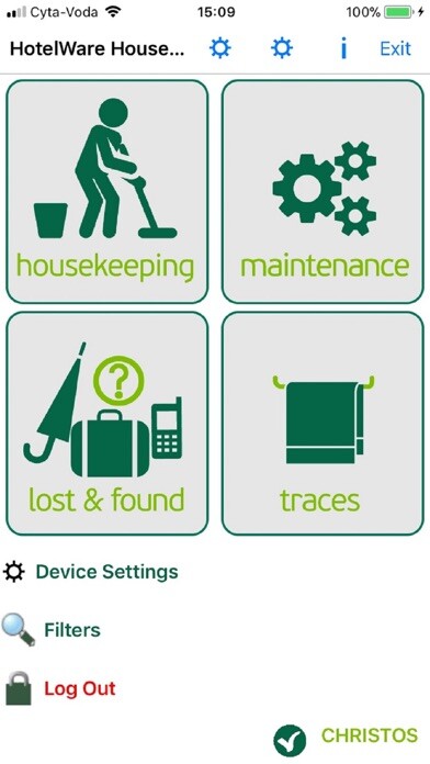 Emulate iPhone app Theova Hotelware Housekeeping using MyAndroid Emulate iPhone app Theova Hotelware Housekeeping using MyAndroid