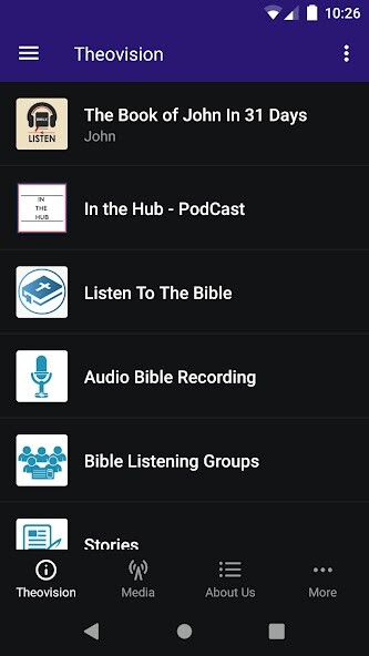 Emulate iPhone app Theovision International using MyAndroid Emulate iPhone app Theovision International using MyAndroid