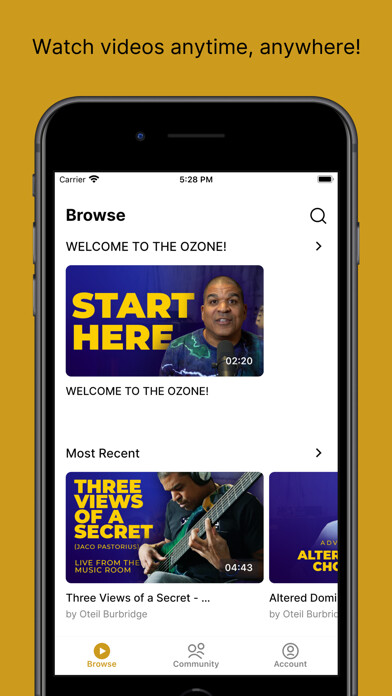 Emulate iPhone app The Ozone w/ Oteil Burbridge using MyAndroid Emulate iPhone app The Ozone w/ Oteil Burbridge using MyAndroid